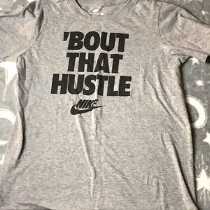 Grey Nike short sleeve shirt